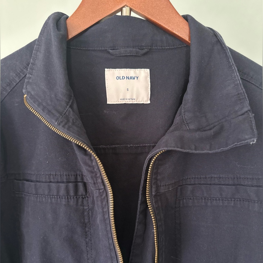 Women’s Old Navy Navy Blue Utility Jacket Size Small - Picture 2 of 6